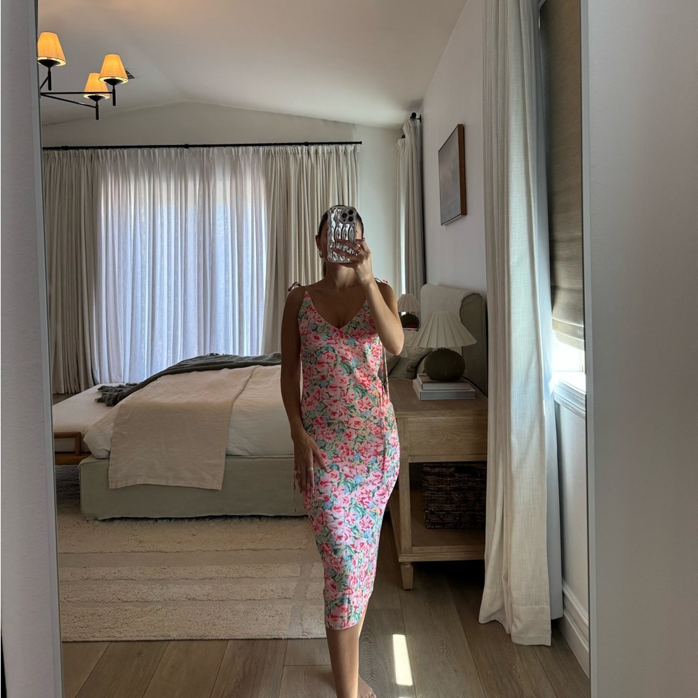 Lpa floral low back dress